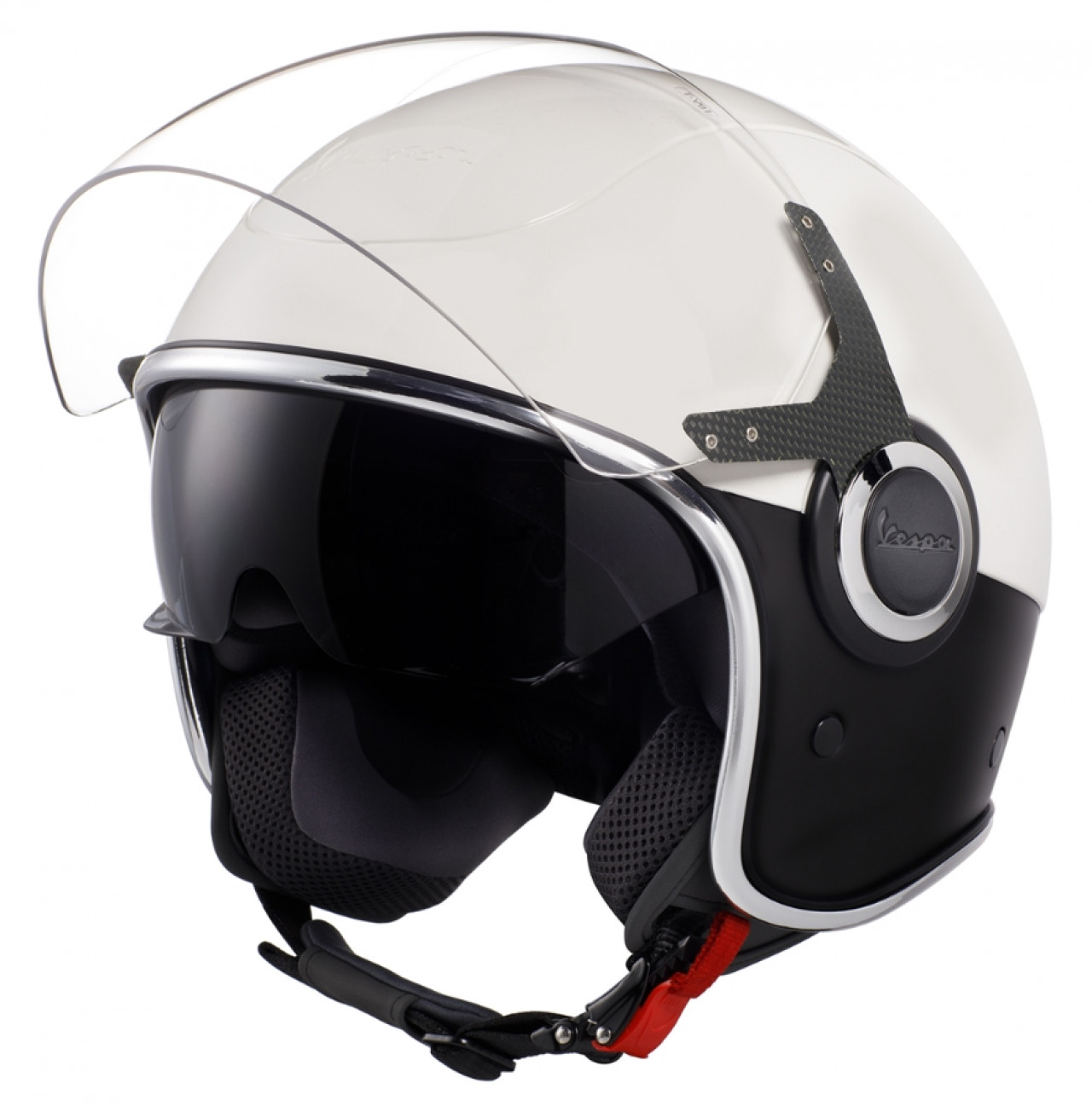 Casque Vespa VJ blanc / noir taille M