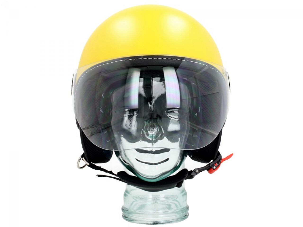 Casque jet Vespa visière 3.0 jaune