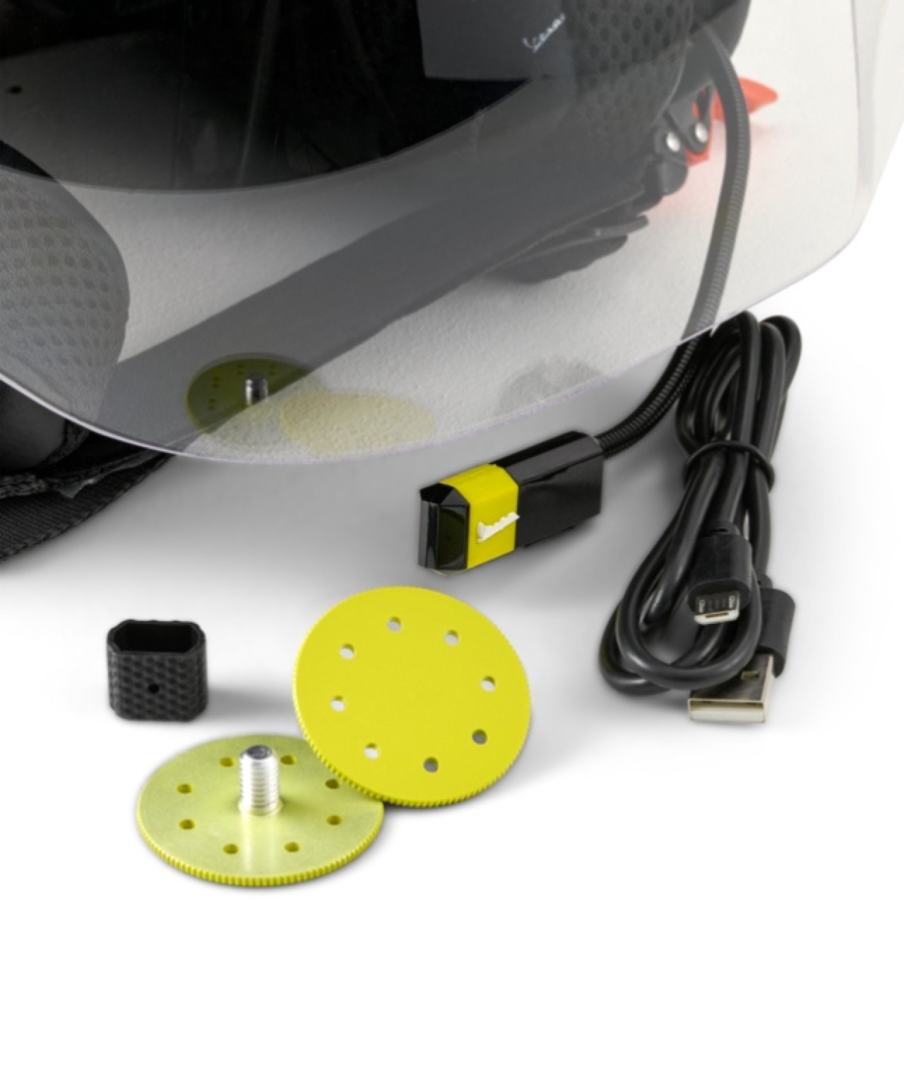 Vespa casque jet Visor 4.0 bleu Energico - Bluetooth