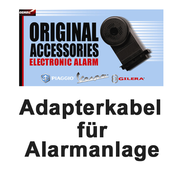 Câble adaptateur système d'alarme E-Lux / E-1 jusqu'à 200ccm