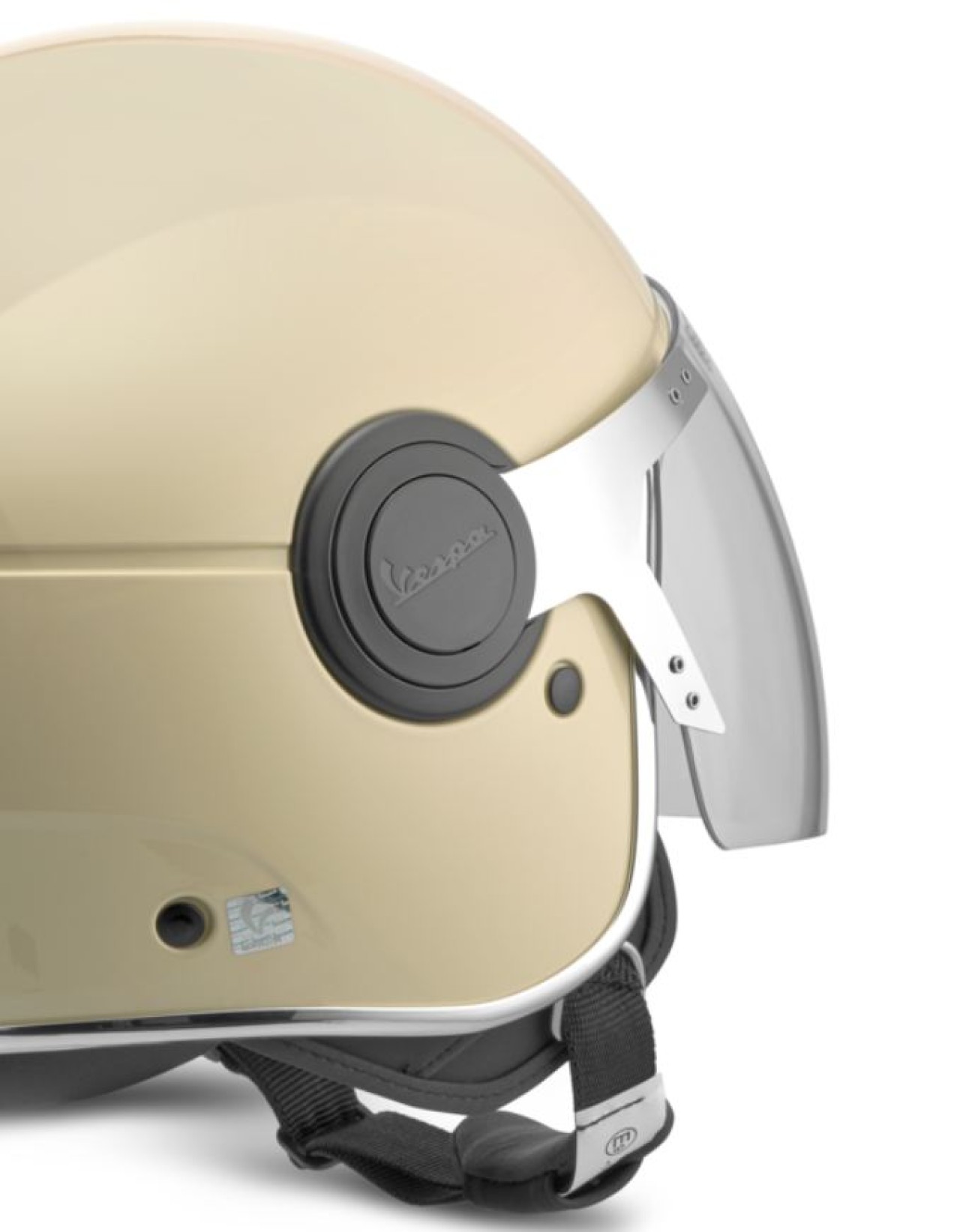 Vespa casque jet Demi Jet, beige argentario