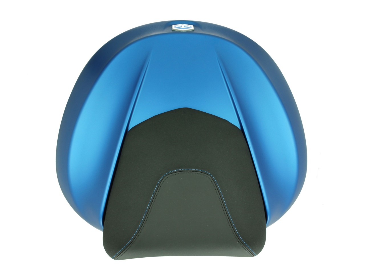 Top Case 36L pour Piaggio Beverly HPE 310 / 400 avec couvercle peint - bleu mat 297/A