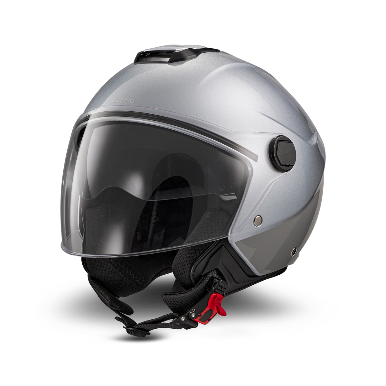 Casque intégral Piaggio Demi Jet UL01 gris brillant