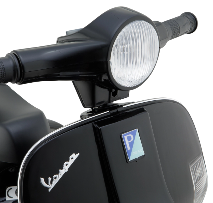 Vespa Moto Electrique Pour Enfants 6V, Scooter Avec Lumieres, 1-6